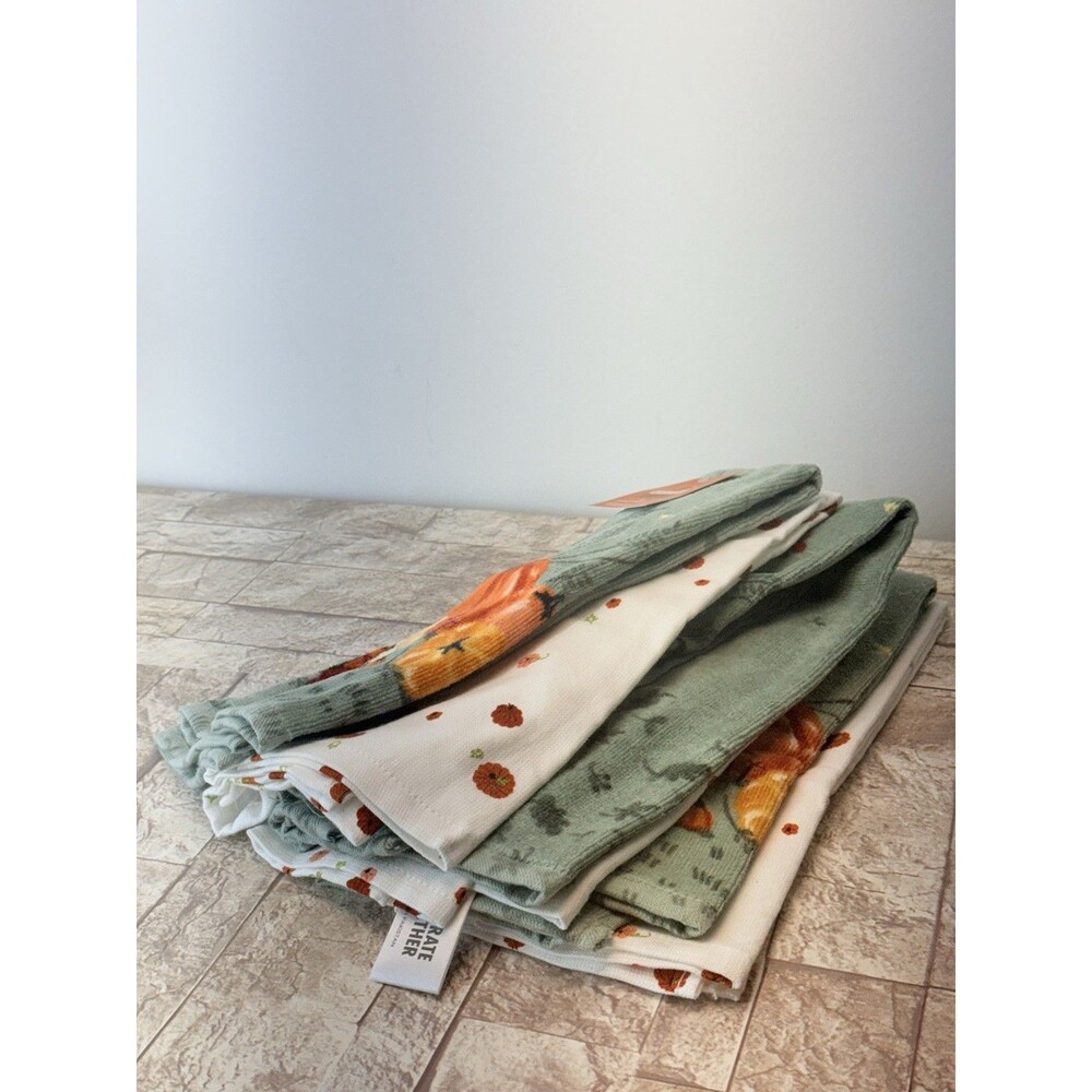 Celebrate Together HAPPY FALL Kitchen Towels 3 ~PK Lot 6 - Picture 3 of 5